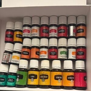 Young Living Essential Oils Collection all sealed but have evaporation read
